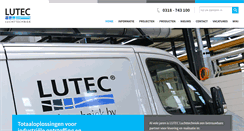 Desktop Screenshot of lutec.nl